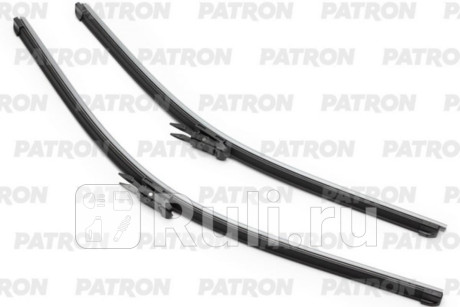 PWB6555-KIT-MB222 - Щетки стеклоочистителя на лобовое стекло (комплект) (PATRON) Mercedes W222 (2013-2017) для Mercedes W222 (2013-2017), PATRON, PWB6555-KIT-MB222