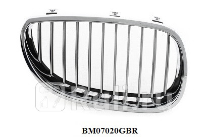 BW6022R-02 - Решетка радиатора правая (CrossOcean) BMW E60 (2007-2010) для BMW 5 E60 (2002-2010), CrossOcean, BW6022R-02