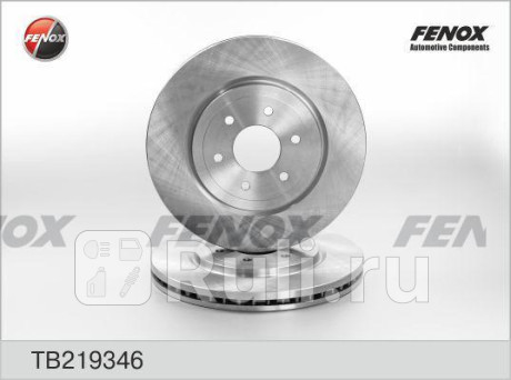 TB219346 - Диск тормозной передний (FENOX) Nissan Pathfinder R51 рестайлинг (2010-2014) для Nissan Pathfinder R51 (2010-2014) рестайлинг, FENOX, TB219346