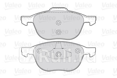 301649 - Колодки тормозные дисковые передние (VALEO) Mazda 3 BK седан (2003-2009) для Mazda 3 BK (2003-2009) седан, VALEO, 301649