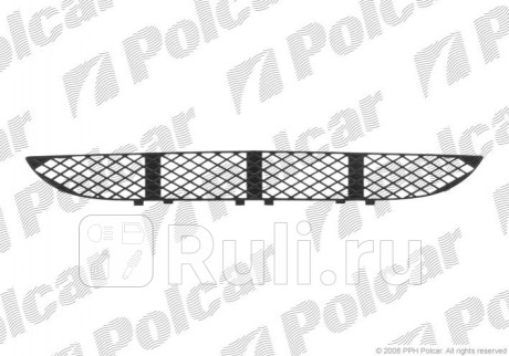 501527 - Решетка переднего бампера (Polcar) Mercedes W210 (1999-2003) для Mercedes W210 (1995-2003), Polcar, 501527