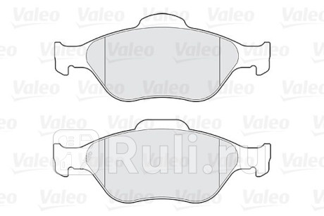 301564 - Колодки тормозные дисковые передние (VALEO) Ford Fusion (2002-2012) для Ford Fusion (2002-2012), VALEO, 301564