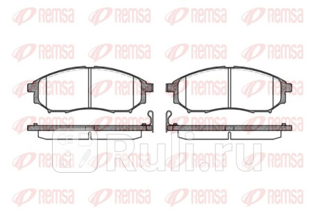0852.14 - Колодки тормозные дисковые передние (REMSA) Nissan Pathfinder R51 рестайлинг (2010-2014) для Nissan Pathfinder R51 (2010-2014) рестайлинг, REMSA, 0852.14
