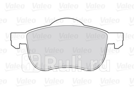 301479 - Колодки тормозные дисковые передние (VALEO) Volvo S60 (2000-2009) для Volvo S60 (2000-2009), VALEO, 301479