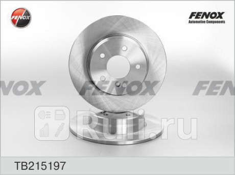 TB215197 - Диск тормозной задний (FENOX) Mercedes W169 (2004-2012) для Mercedes W169 (2004-2012), FENOX, TB215197