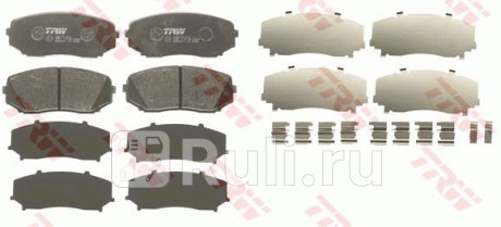GDB3471 - Колодки тормозные дисковые передние (TRW) Mazda CX-7 ER (2006-2009) для Mazda CX-7 ER (2006-2009), TRW, GDB3471