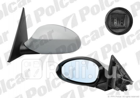 2001514M - Зеркало левое (Polcar) BMW E87 (2004-2011) для BMW 1 E87 (2004-2011), Polcar, 2001514M