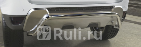 AFZDARD1508 - Защита заднего бампера d57 скоба (Arbori) Renault Duster рестайлинг (2015-2021) для Renault Duster (2015-2021) рестайлинг, Arbori, AFZDARD1508