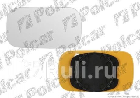 3017554E - Зеркальный элемент правый (Polcar) Fiat Punto (1993-1999) для Fiat Punto (1993-1999), Polcar, 3017554E