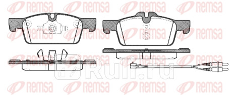 1461.01 - Колодки тормозные дисковые передние (REMSA) Peugeot 508 (2011-2018) для Peugeot 508 (2011-2018), REMSA, 1461.01