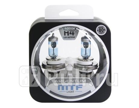 H8A1207 - Лампа H7 (55W) MTF Argentum 3300K +80% яркости для Автомобильные лампы, MTF, H8A1207