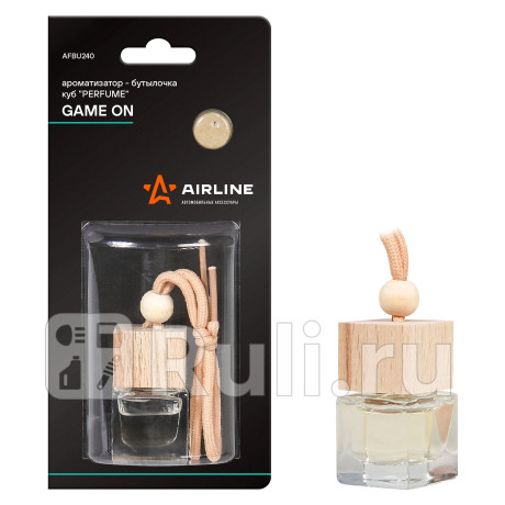 Ароматизатор-бутылочка куб perfume game on (afbu240) AIRLINE afbu240 для Автотовары, AIRLINE, afbu240