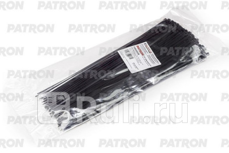 Комплект пластиковых хомутов 3.6 х 300 мм, 100 шт, нейлон, черные PATRON P36300B  для прочие, PATRON, P36300B