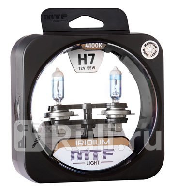 HRD1207 - Лампа H7 (55W) MTF Iridium 3300K для Автомобильные лампы, MTF, HRD1207